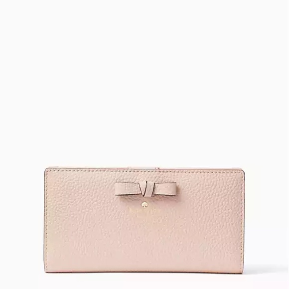 Kate Spade Pershing Street Stacy Wallet Warmvellum - Picture 1 of 8